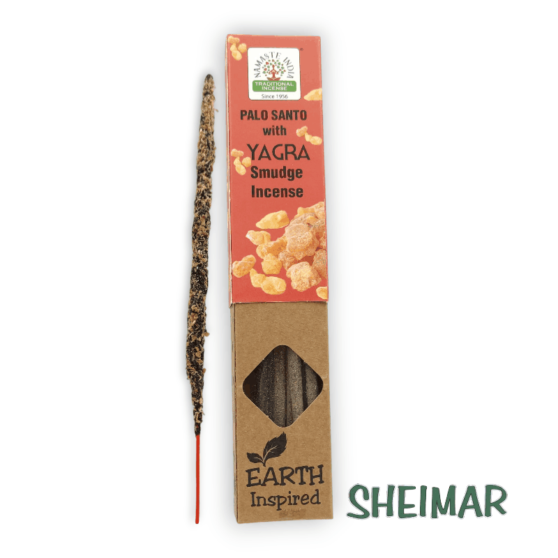 INCIENSO ORGÁNICO YAGRA CON PALO SANTO ORKAY 25g
