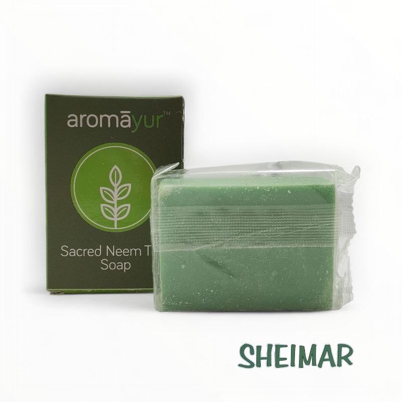 JABÓN HEM AROMAYUR™ ALBAHACA Y LILA DE LA INDIA (SACRED NEEM TULSI SOAP) 75g